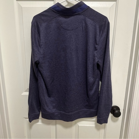 JOHNNIE-O REFLEX Jam Purple 1/4 Zip Long Sleeve Activewear Sweater Size Medium - Picture 2 of 8